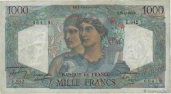 1000 Francs MINERVE ET HERCULE FRANCE  1950 F.41.32 VF-