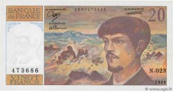 20 Francs DEBUSSY FRANKREICH  1988 F.66.09