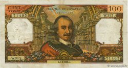 100 Francs CORNEILLE FRANKREICH  1968 F.65.21