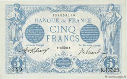 5 Francs BLEU FRANCE  1916 F.02.42 UNC-