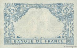 5 Francs BLEU FRANCE  1916 F.02.42 UNC-