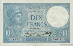 10 Francs MINERVE FRANCIA  1937 F.06.18 SPL+