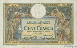 100 Francs LUC OLIVIER MERSON grands cartouches FRANKREICH  1923 F.24.01 fSS