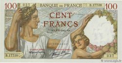 100 Francs SULLY FRANCE  1941 F.26.44 NEUF