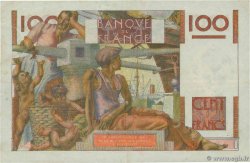 100 Francs JEUNE PAYSAN filigrane inversé FRANCE  1954 F.28bis.05 VF+