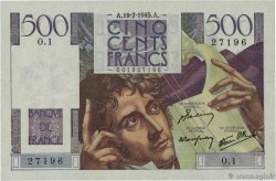 500 Francs CHATEAUBRIAND FRANCE  1945 F.34.01 SUP+