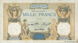 1000 Francs CÉRÈS ET MERCURE FRANCIA  1937 F.37.10 MB