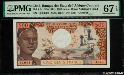 500 Francs TCHAD  1974 P.02a NEUF