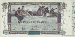 5000 Francs FLAMENG FRANCE  1918 F.43.01 VF