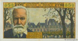 5 Nouveaux Francs VICTOR HUGO FRANCE  1961 F.56.07 XF-