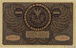 1000 Marek POLOGNE  1919 P.029 TTB