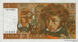 10 Francs BERLIOZ FRANKREICH  1976 F.63.16-282 VZ+