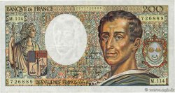 200 Francs MONTESQUIEU FRANKREICH  1990 F.70.10c SS