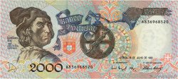2000 Escudos PORTUGAL  1992 P.186c