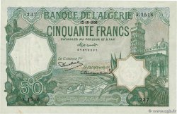 50 Francs ALGERIEN  1942 P.080a