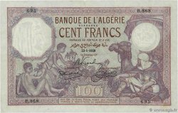 100 Francs ALGERIEN  1929 P.081b