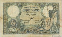 500 Francs ALGERIEN  1942 P.082