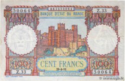 100 Francs MOROCCO  1951 P.45