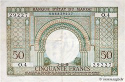 50 Francs MAROC  1949 P.44