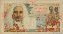 100 Francs La Bourdonnais FRENCH GUIANA  1946 P.23a F