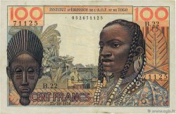 100 Francs AFRIQUE OCCIDENTALE FRANÇAISE (1895-1958)  1956 P.46 TB+