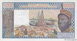 5000 Francs WEST AFRICAN STATES  1989 P.108Ag UNC-