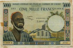 1000 Francs WEST AFRICAN STATES  1975 P.104Ah F