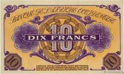 10 Francs FRENCH WEST AFRICA  1943 P.29 XF