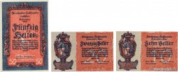 10, 20 et 50 Heller Lot LIECHTENSTEIN  1920 P.01, P.02 et P.03 NEUF