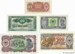 10 au 1000 Lekë Lot ALBANIA  1957 P.28 au P.32 AU+