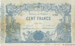 100 Francs type 1862 - Bleu à indices Noirs FRANCIA  1875 F.A39.11 MB