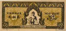 20 Piastres marron FRENCH INDOCHINA  1942 P.071 UNC-