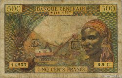 500 Francs ÉTATS DE L AFRIQUE ÉQUATORIALE  1965 P.04g