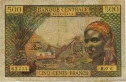 500 Francs EQUATORIAL AFRICAN STATES (FRENCH)  1965 P.04g RC+