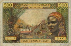 500 Francs ÉTATS DE L AFRIQUE ÉQUATORIALE  1965 P.04g