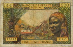 500 Francs EQUATORIAL AFRICAN STATES (FRENCH)  1965 P.04g VG