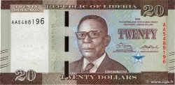 20 Dollars LIBERIA  2016 P.33 NEUF