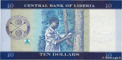 10 Dollars LIBERIA  2016 P.32 FDC