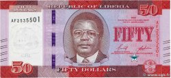 50 Dollars LIBERIA  2022 P.40 UNC