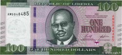 100 Dollars LIBERIA  2022 P.41 FDC