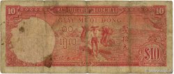 10 Piastres INDOCHINE FRANÇAISE  1947 P.080 B