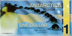 1 Dollar ANTÁRTIDA  2011  FDC