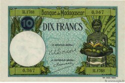 10 Francs MADAGASCAR  1948 P.036 q.FDC