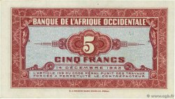 5 Francs FRENCH WEST AFRICA (1895-1958)  1942 P.28a UNC-