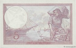 5 Francs FEMME CASQUÉE modifié FRANCE  1939 F.04.04 NEUF