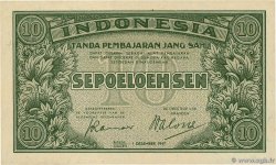 10 Sen INDONESIA  1947 P.031