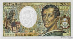 200 Francs MONTESQUIEU Modifié FRANKREICH  1994 F.70/2.01 ST