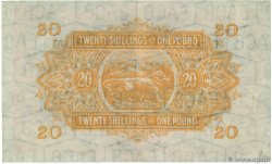 20 Shillings - 1 Pound EAST AFRICA (BRITISH)  1955 P.35 VF-