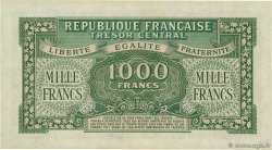 1000 Francs MARIANNE THOMAS DE LA RUE FRANCIA  1945 VF.13.02 FDC