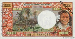 1000 Francs Spécimen TAHITI  1977 P.27bs UNC-